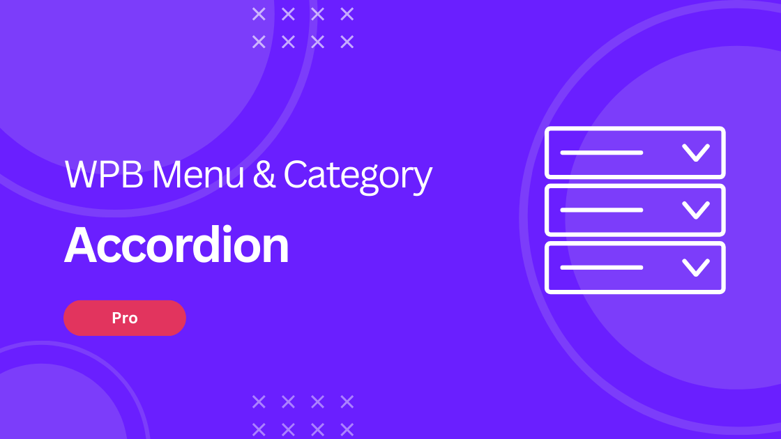 WPB Accordion Menu or Category PRO