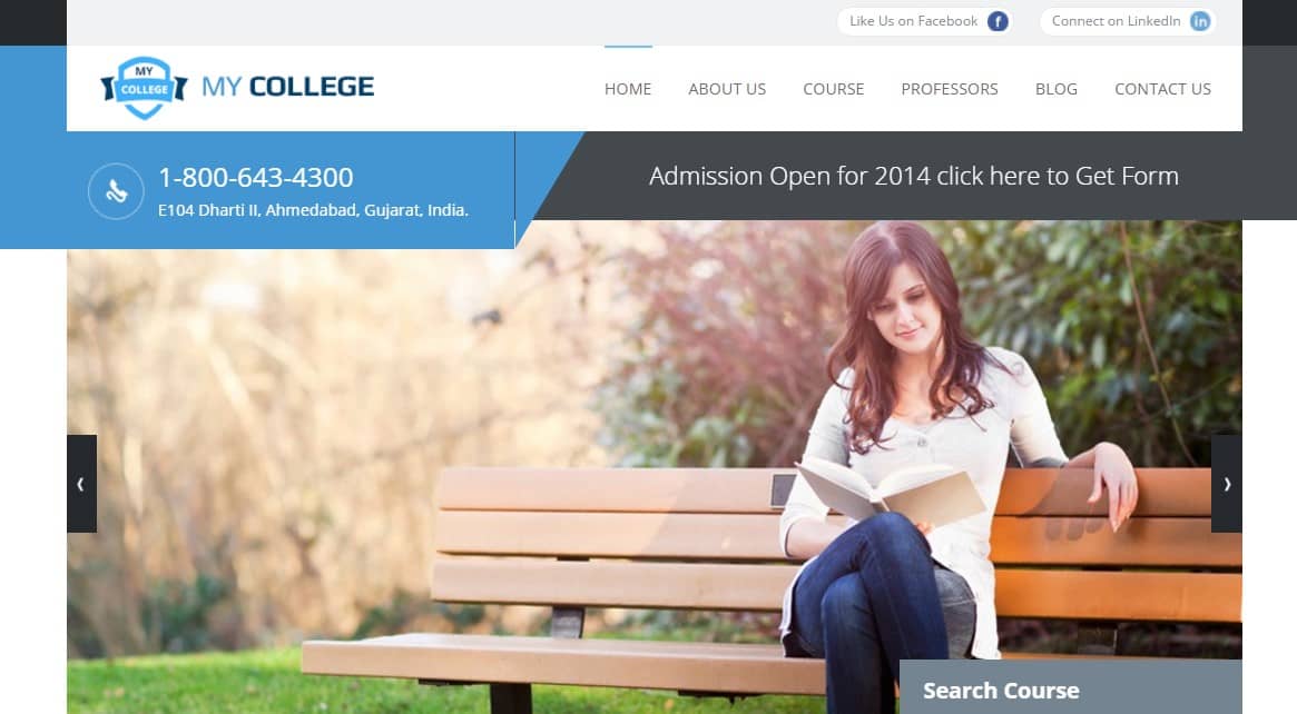 My College - Premium Education WordPress Theme
