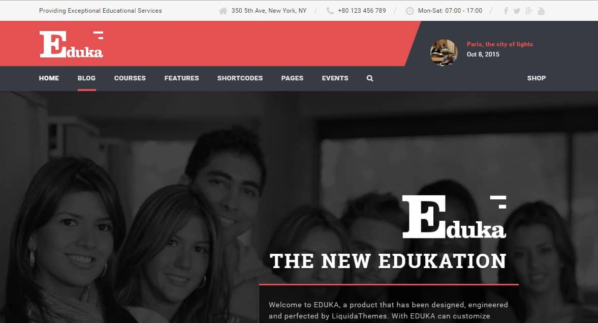 15, Eduka - Education & University WordPress Theme