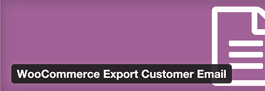 WooCommerce Export Customer Email