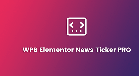 WPB Elementor News Ticker PRO