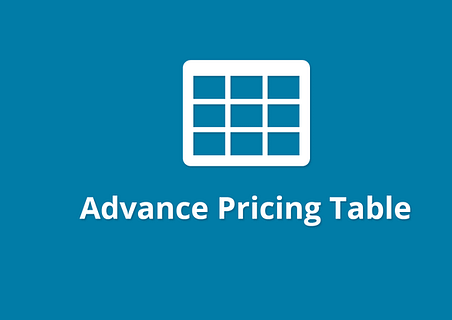 Advance Pricing Table PRO